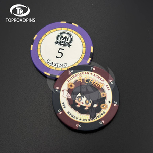 2023 Chất Lượng Cao Gốm Abs Đất Sét Poker Chip 14G Trọng Lượng Mô Hình <span class=keywords><strong>Monte</strong></span> <span class=keywords><strong>Carlo</strong></span> Cá Nhân Logo Trò Chơi Quảng Cáo Bán Buôn - Product Image 4