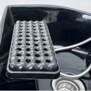 Fauteuil-lit électrique moderne pour spa capillaire, mobilier de salon en métal avec bassin en fibre de verre dissimulé pour salons de beauté et salons de coiffure - Product Image 4