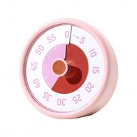 Pengoperasian Senyap Timer Visual 60 Menit Perlengkapan Sekolah Rumah Alat Belajar Meja Anak Pertemuan Kontrol Sentuh Layar LED