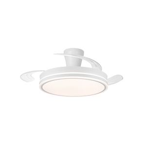 Chandelier <b>Fan</b> 42 Inch Invisible Retractable <b>Ceiling</b> <b>Fan</b> Smart 3 Color Dimmable <b>Ceiling</b> <b>Fan</b> <b>with</b> <b>Light</b> Ventilador De Techo - Product Image 1