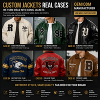 Blouson universitaire OEM pour homme en cuir véritable, style streetwear, avec broderie chenille personnalisée, imperméable, en cuir de vachette, motif lettres universitaires