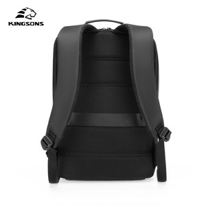 Kingsons Men's Business <b>Backpack</b> 20-35L USB <b>Laptop</b> Bag For Travel And <b>Work</b> Solid Color With Shoulder Straps - Product Image 2