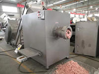 Machine à broyer la viande congelée 300L, pour poulet, porc, bœuf, broyeur de blocs de viande fraîche/congelée pour la transformation de la viande commerciale