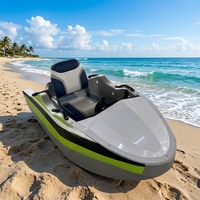 Jet ski électrique haute vitesse, karting, surf, go-kart, bateau électrique, Rush Wave Kart, planche de surf pour adultes, 50-55 km/h, charge maximale 150 kg