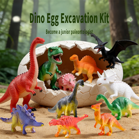 Kit de Excavación de Fósiles de Dinosaurios de PVC al por Mayor, Escala 1/12, 2000 Piezas, Caja Misteriosa de Bloques de Excavación para Niños, Venta al por Mayor