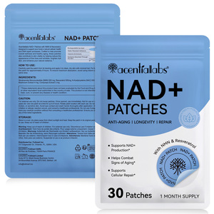 Acentiallabs hỗ trợ sử<span class=keywords><strong>a</strong></span> chữ<span class=keywords><strong>a</strong></span> tế bào chống lão hó<span class=keywords><strong>a</strong></span> NAD cộng với bổ sung phục hồi tùy chỉnh NAD + Miếng dán xuyên da - Product Image 2