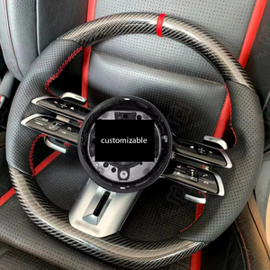 Volant sport en fibre de carbone très demandé pour Mercedes-Benz AMG <span class=keywords><strong>Classe</strong></span> <span class=keywords><strong>G</strong></span> W205 W213 W177 W166 C43 <span class=keywords><strong>C63</strong></span> <span class=keywords><strong>Classe</strong></span> C E63 CLS - Product Image 1