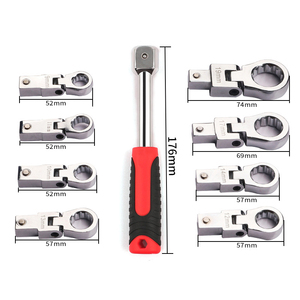 Bộ cờ lê ratchet 9 món có thể thay thế được với khớp nối xoay 180 độ - Product Image 4