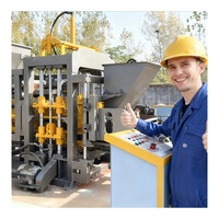 Machine à fabriquer des blocs entièrement automatique de grande capacité Qt6-15F pour pavés, briques pleines et blocs creux