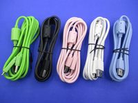 Câble de données USB-A/Type-C en PVC coloré original, 1,8 mètre, anneau magnétique, charge rapide 3A pour téléphone Android, clavier mécanique