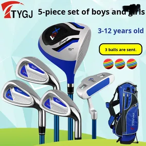 Set di Mazze da Golf per Bambini OEM/ODM, Asta in Acciaio Inox, Include Sacca da Golf e 3 Palline, Set per Principianti Ragazzi e Ragazze - Product Image 5