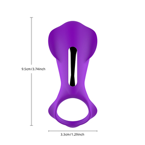 Vibrateur masculin portable série Deep Sea Elf à anneau <span class=keywords><strong>de</strong></span> blocage pour retarder l'éjaculation, jouet sexuel pour adultes, résonance homme-femme, vente chaude - Product Image 4
