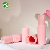 Stick cosmétique personnalisé haute brillance couleur V-Shape pour le visage et le nez, avec capuchon à clapet et surface UV pour outils de maquillage