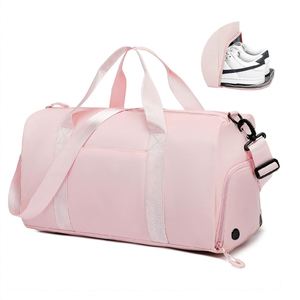 กระเป๋าเดินทางอเนกประสงค์สำหรับผู้หญิง กระเป๋าใส่ของสำหรับออกกำลังกาย กันน้ำ พร้อมช่องใส่รองเท้า - Product Image 1