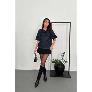 Blusas Vaqueras Azules para Mujer al por Mayor, Tops Vaqueros Personalizables de Alta Calidad - Product Image 3