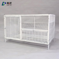 LizePet galvanizli Metal ucuz tavuk kümesi ev tavuk üreme kafesi keskiler 2 parça horoz kafesleri önlemek için