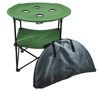 Table de camping pliable Joyder moderne en fer léger pour l'extérieur, facile à transporter, avec sac de transport 210D