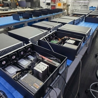 Serveur informatique embarqué industriel pour applications d'automatisation IA, boîtier de serveur de qualité industrielle