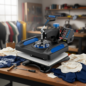 Pressa a Caldo Digitale 12x15 Pollici con Braccio Girevole per Stampa a Sublimazione su Magliette - Product Image 2