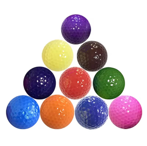 Pelotas de golf a granel, en blanco, mini, de primera calidad, para uso general, al por mayor, coloridas, personalizadas, YIHONG YHGB01, dureza 80-90, fabricadas en Zhejiang, China. - Product Image 1