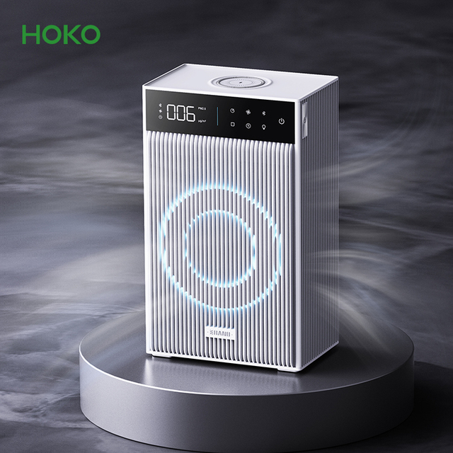 Indoor Office Room Smart with WiFi with Wireless Charging Function Household Home H13 Hepa Filter Audio Desktop air Purifier