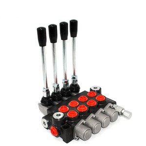 Válvula de Control Direccional Monobloque Hidráulica Manual de 4 Bobinas P40 |   Fabricante Directo de Fábrica y Servicio OEM/ODM - Product Image 3