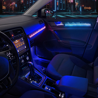 Accessoires de voiture TMPRO, style de remplacement, lumière ambiante RGB multi-modes pour VW Golf 7 2014-2020, décoration intérieure de voiture