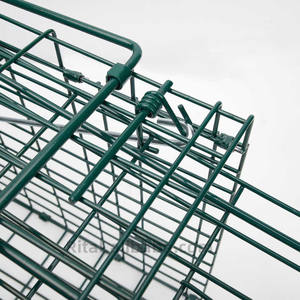 กรงดักสัตว์แบบมีกรงสำหรับควบคุมสัตว์กรงโลหะสำหรับสุนัขและแมว - Product Image 3