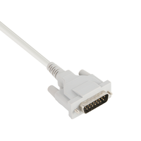 Câble EKG à connexion directe compatible avec Schilerss AT60, 10 fils, banane 4,0 mm, câble EKG AHA pour usage hospitalier