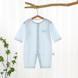 Body de Bebé de Algodón Puro, Mono Delgado de Verano, Ropa Unisex para Bebés, Ropa Tejida de Clase A - Product Image 1