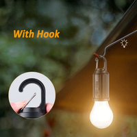 Portable Led Solaire Camping Tente Ampoule Lumière Avec Capteur De Lumière Pour La Décoration Extérieure Étanche IPX4 LED Tungstène Ampoule Tente Lumière