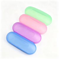 Étui à lunettes simple en plastique rigide avec fermeture à pression, modèle Yjh001, 5-5,9 pouces, pour lunettes de lecture optiques, prix d'usine Xinjingakang