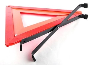 Triangle d'avertissement de signalisation de circulation réfléchissant d'urgence en cas de panne de voiture CE DOT avec support - Product Image 4