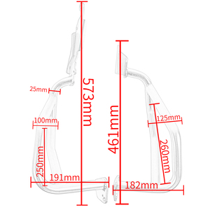 XXUN-piezas de motocicleta, barra de choque de motor inferior para Honda CRF1100L <span class=keywords><strong>CRF</strong></span> <span class=keywords><strong>1100</strong></span> L Adventure ADV 2020 <span class=keywords><strong>2021</strong></span> 2022 - Product Image 6