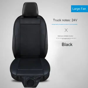 Cojín de asiento de aire acondicionado de ventilación de verano de 12V/24V, fundas de asiento de coche, cojín fresco, ventilador, refrigeración, cubierta de asiento frío - Product Image 5