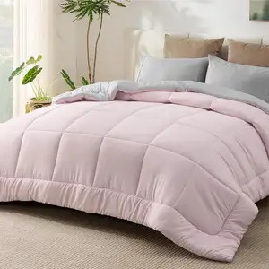 Selimut nyaman reversibel, barang bagus, selimut alternatif tempat tidur dengan tab sudut