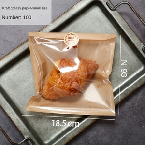 Bolsa de <span class=keywords><strong>Papel</strong></span> Kraft Transparente <span class=keywords><strong>para</strong></span> <span class=keywords><strong>Pan</strong></span>, Postres, Carne, Tostadas y Productos Horneados, Bolsa de <span class=keywords><strong>Papel</strong></span> Kraft Personalizada - Product Image 6