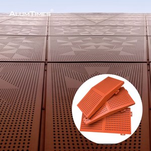 Revêtement mural extérieur moderne 3D Alumtimes, panneau de <span class=keywords><strong>façade</strong></span> en aluminium, murs-rideaux en aluminium - Product Image 5