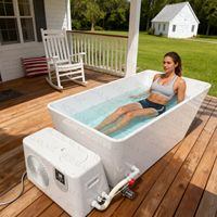 Vente d'usine : Refroidisseur d'eau 1hp pour bain de glace, thérapie par le froid, plongeon dans l'eau glacée, avec filtre R410A