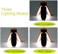 Solar 360light 5V 5W LED Camping Emergency Light Adjustable Foldable Multifunction Solar Lantern
