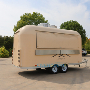 Food Truck, Rimorchio per <span class=keywords><strong>Catering</strong></span> Mobile, Completamente Attrezzato, Carretti Mobili per Birra, Gelato e Caffè da Esterno, Rimorchi per Alimenti Completamente Equipaggiati - Product Image 6