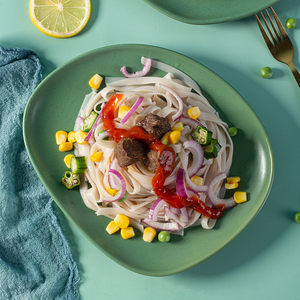 Pasta Keto sin <span class=keywords><strong>soja</strong></span> Fideos Konjac Fideos a base <span class=keywords><strong>de</strong></span> plantas Shirataki Sin gluten Fettuccine bajo en calorías - Product Image 6