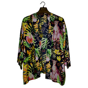 Pijama Kimono corto de lino y viscosa con patrón personalizado de la mejor calidad, ropa de dormir con estampado Digital supersuave, pantalones de invierno MOQ bajos - Product Image 1