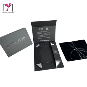 Princess Peprah Rigid Paperboard <b>Box</b> Matte Finish Hot Stamping Custom Logo Cosmetic Packaging High-End Rectangle Design - Product Image 5