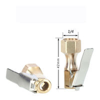 Tête de gonflage rapide autobloquante pour pneus de camion, connecteur rapide, outils de réparation de pneus de voiture selon les exigences du client