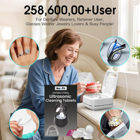 Comprimés de nettoyage ultrasonique pour blanchiment des dents, compatibles avec les appareils de rétention, saveur menthe