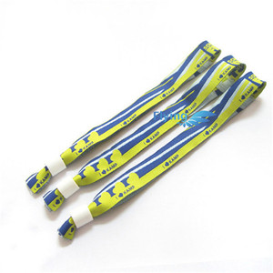 Prodotti promozionali evento tessuto fasce di polso di usa e getta braccialetti rfid con la clip - Product Image 2