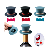 Vente chaude En Gros Chapeau Magique Forme Vin Champagne Bouteille Verseur et Bouchons