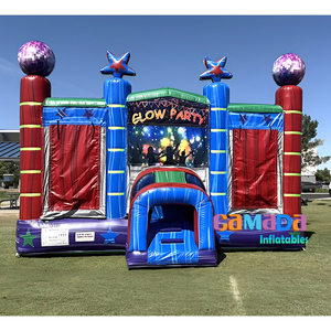 Château gonflable commercial à thème discothèque, maison <span class=keywords><strong>de</strong></span> danse gonflable, jeux gonflables, vente chaude - Product Image 2