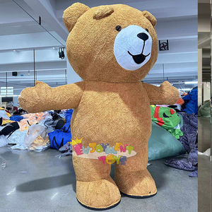 Caldo!! Simpatico orso mascotte Costume gonfiabile peluche <span class=keywords><strong>orsacchiotto</strong></span> costumi Cosplay di Halloween mascotte <span class=keywords><strong>vestito</strong></span> per la vendita - Product Image 2